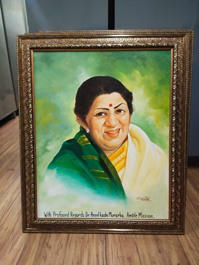 Philanthropist Dr  Aneel Kashi Murarka donates Lata Mangeshkar art collection to raise funds to support Cancer Patients Aid Association – CPAA