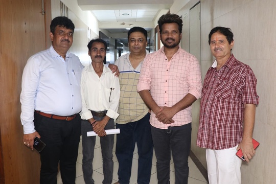 Surinder Kumar Gupta records two songs for Devotional Album on Mata Vaishno Devi