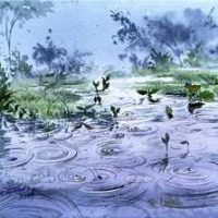 NISARGRUPAM  An Exhibition Of Paintings By Well-Known Artist Santosh B. Kardak In Nehru Centre Art Gallery
