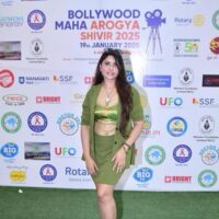 Vaishali Bhaoorjar Was Specially Invited As Guest At  Bollywood Maha Arogya Camp  Organized On 19 January 2025 At Chitrakoot Ground, Andheri, Mumbai