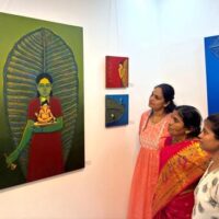 GULZAR 8th Solo Show Of Paintings By Artist Virendra Chopde At Kismat Art Gallery
