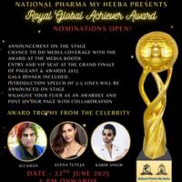 Most awaited International pageant Mr, Miss & Mrs Royal Global King & Queen and Royal Global Awards  fifth season on 21, 22 june 2025 at Club Emerald Mumbai