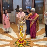 “Sacred Symphony of Nature” Solo Show of Paintings by Samar Ghosh in Jehangir Art Gallery