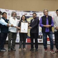 Bakhtawar Krishnan- Bestowed With Book Of World Record – London Whereas Dr Madhuri Panmand Bestowed With Book Of World Record – USA
