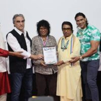 Sunil Pal, Dilip Sen, Ali Khan, Ketan Karade, Ramesh Goyal, Writer Deepak Desai, And Restaurant Owner Mohammad Bhai Honored At The KCF ‘Bollywood Legends Film Festival 2026’ Organized By Dr. Krishna Chouhan