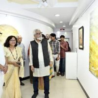 “From The Visible To The Invisible” An Exhibition Of Paintings By  Annpurna Shukla In Jehangir Art Gallery